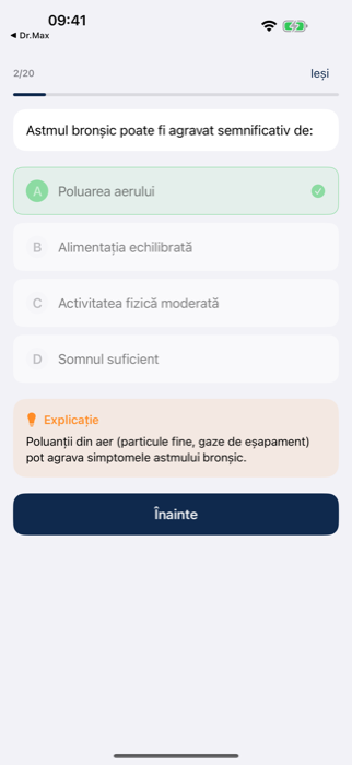 Grilă BAC cu explicație
